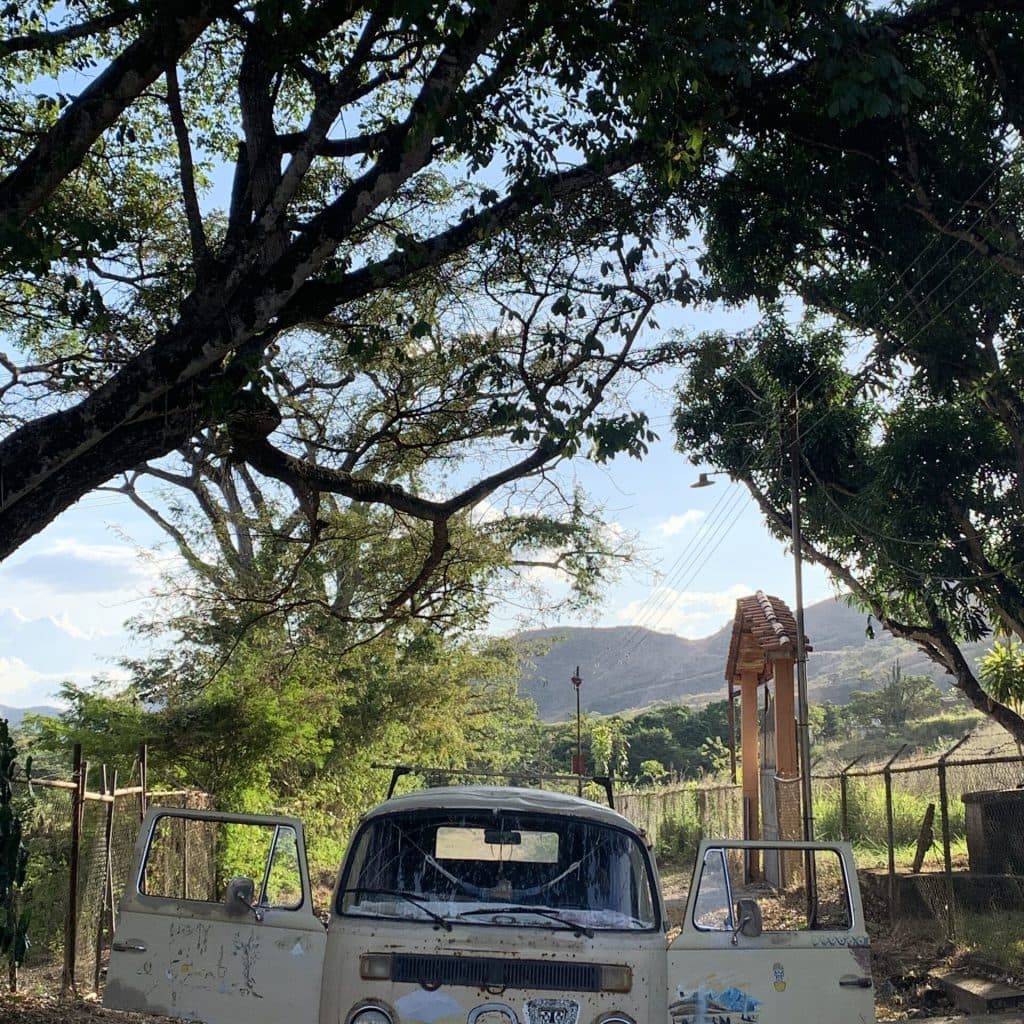 Detailansicht des Hardymobils in Venezuela
